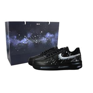 Nike Кроссовки для скейтбординга Air Force 1 Night Sky Celebration Abrasion Resistant Low top Unisex белые