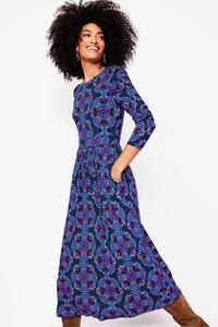 Платье блузон с рукавами фонариками Boden, фиолетовый