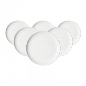 Набор из 6 десертных тарелок Volos белого цвета, диаметр 20,5 см Ritzenhoff Breker, белый