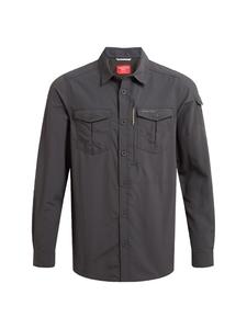 Рубашка Craghoppers Hemd NosiLife Adventure LS II, цвет Black Pepper