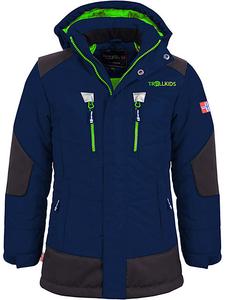 Зимняя куртка Trollkids Narvik, цвет dunkelblau/grün
