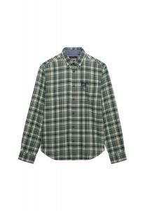 Superdry & Co Рубашка на пуговицах Comfort Fit в зеленом цвете