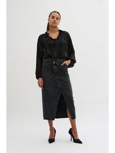 Юбка длиной до колена My Essential Wardrobe, цвет black wash