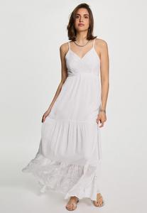 Платье макси EMBROIDERED Morgan, белый