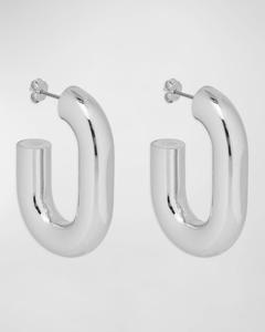 Серьги-кольца из звеньев цепи XL Rabanne, цвет Silver