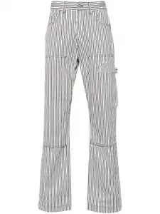 Брюки в полоску AMIRI, черный