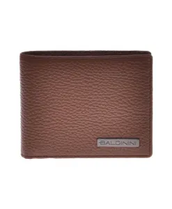 Кошелек из мятой кожи Baldinini, коричневый