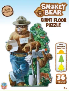 Пазл Masterpieces Smokey Bear из 36 деталей для детей. Masterpieces Puzzles, multicolor