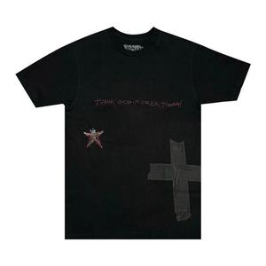 Футболка Cactus Jack by Travis Scott Met Life Black Tour Tee, Washed Black