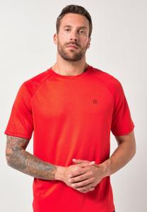 Футболка JP1880 FLEXNAMIC FITNESS HALBARM RÜCKEN QUICKDRY, Poppy Red/Red