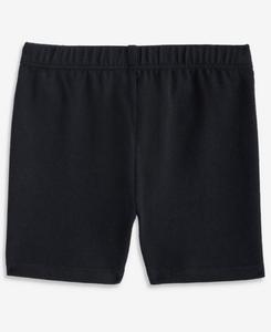 Детские однотонные велосипедные шорты для девочек First Impressions, Deep Black