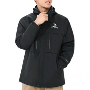 CAMEL Ветровка для любой погоды Men's, Phantom Black