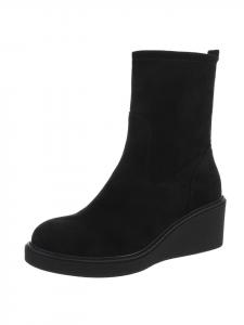 Ital-Design Черные туфли на высоком каблуке