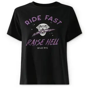 Женская футболка с принтом Wild Rye, Rfrh Black