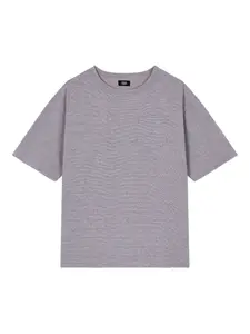 Футболка с кулиской и карманом Studio Tomboy, серый