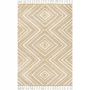 Ковер Nichola Greek Eye Trellis nuLOOM, 152x244 см, бежевый