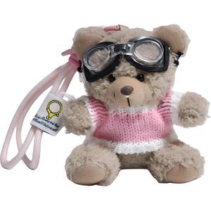 Плюшевый кулон Pilot Bear Dolls высотой 11 см ROUERXIONG, белый