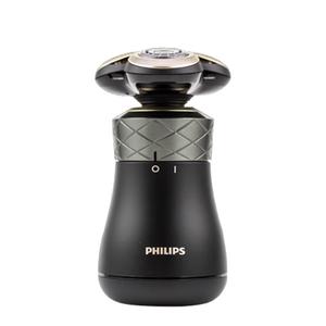 Электрическая бритва S8880 Rotary, полностью моющаяся, в винтажном стиле, с беспроводной зарядкой PHILIPS, черный