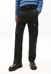 Классические брюки-карго otis из парусины Tommy Jeans, Black