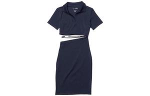 Платье женское Jacquemus x Jacquemus La Robe Polo с короткими рукавами, синий
