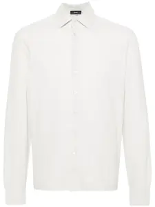 Рубашка с отложным воротником Herno, нейтральный