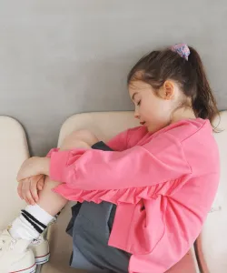 Толстовка с длинными рукавами и оборками (детская) Bayflow, цвет Pink 20