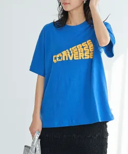 Футболка CONVERSE с логотипом разных расцветок, изготовленная Coen, цвет Cobalt