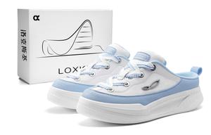 LOXKI Альфа Раунд Обувь Легкие Лоу Топ Кроссовки Унисекс - Океанское Сердце, цвет Ocean's Heart