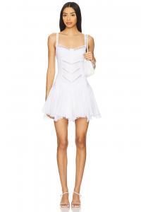 Короткое платье Lira Charo Ruiz Ibiza, white
