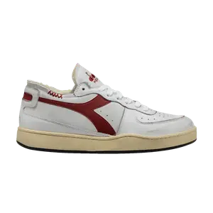 Кроссовки Diadora Mi Basket Row Cut 'White Garnet', белый