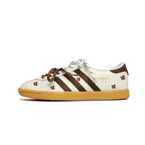 Adidas Originals Stadt Floral Brown Abrasion Resistant Low top German Army Trainers Unisex Brown