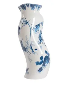 Фарфоровая ваза acid king wen, 18х13,5 см, Seletti, белый