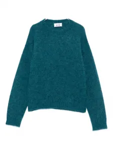 Свитер с круглым вырезом Niu, синий