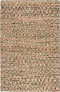 SAFAVIEH ковер 183 x 183 см из натуральных волокон коллекции Couture, Natural & Green, ручной работы из джута, идеально для гостиной, спальни, столовой (NFC111Y)