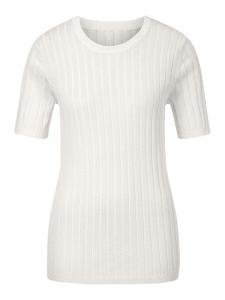 Свитер с короткими рукавами цвета экрю WITT WEIDEN