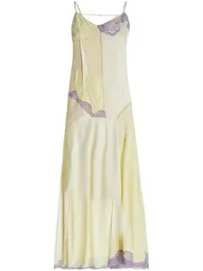 Платье с кружевом SPORTMAX, желтый