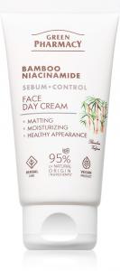 Дневной крем для лица с бамбуком и ниацинамидом Green Pharmacy, 50 мл