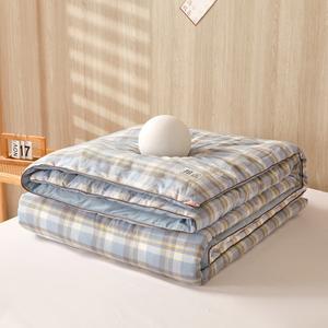 Muji Одеяло хлопковое 200х230 см, 4 кг, машинная стирка, цвет Ge Yun Blue-Gray