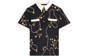 Рубашка поло женская черная Celine