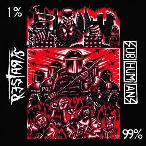 Сингл 7" Subhumans / Restarts: Split