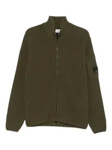 Кардиган с логотипом C.P. Company, зеленый