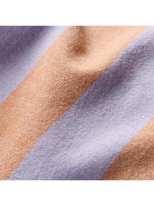 IB Laursen Кухонное полотенце LINUS, широкие полосы, фиолетовый, деревенский коричневый