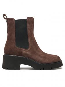 Ботинки женские Camper Chelsea Milah кожаные, коричневый