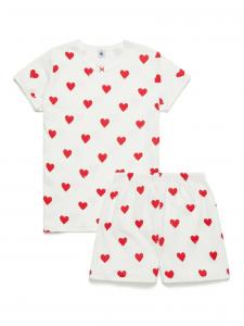 Пижама с короткими рукавами и принтом