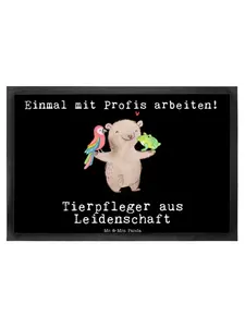 Коврик для ног Mr. & Mrs. Panda, черный