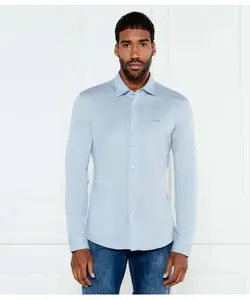 Рубашка Mysoft Slim fit Boss Orange, синий