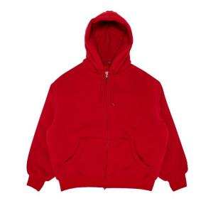 Толстовка Supreme x The North Face Down Filled Zip Up Hooded Sweatshirt, Red