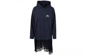 Свитшот женский темно-синий Balenciaga