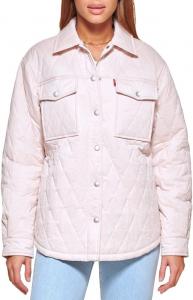 Женская куртка-рубашка Levi's стеганая с узором, персиковый