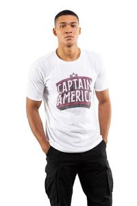 Хлопковая футболка «Капитан Америка Arch» Marvel, белый